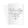 To My Husband Greeting Card - Ilhaam UK