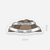 Uhud Mountain Sticker (White Border) - Ilhaam UK