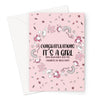 IT'S A GIRL Greeting Card - Ilhaam UK