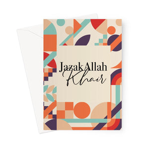 Jazakallah Khair Greeting Card - Ilhaam UK